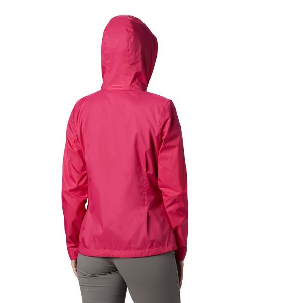 Columbia Switchback III Rain Jacket Pink For Women's NZ68375 New Zealand